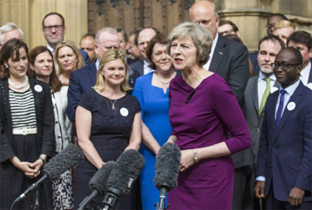 Tân Thủ tướng Anh Theresa May đã có một số thay đổi trong nội các.